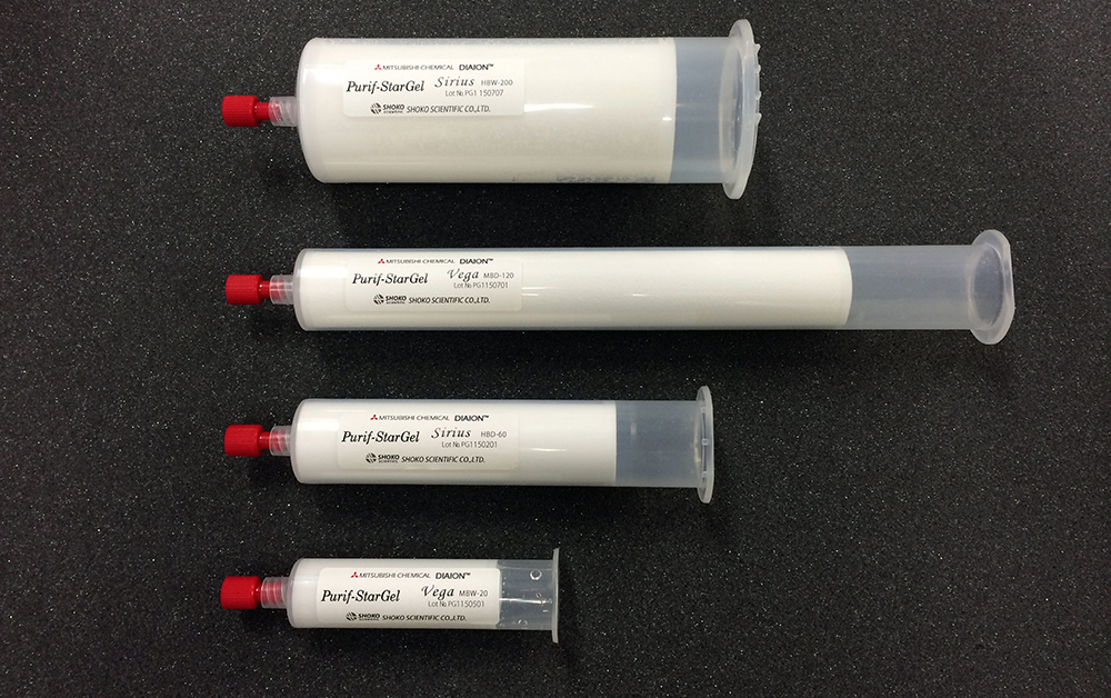 Photo Polymer gel cartridge column Purif™-StarGel series