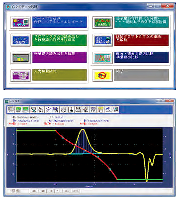 SEC解析ソフトのイメージ